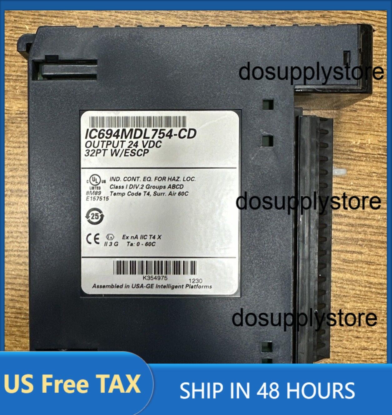 GE FANUC IC694MDL754-CD OUTPUT 24VDC 32PT W/ESCP **USED GUARANTEED**