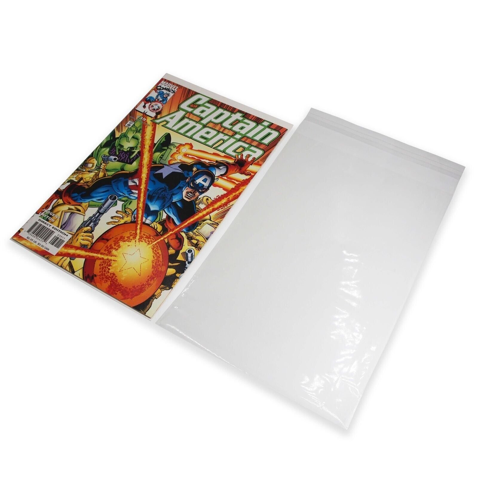 N’icePackaging – 200 Qty Protective Comic Book Sleeves – Super Clear OPP…