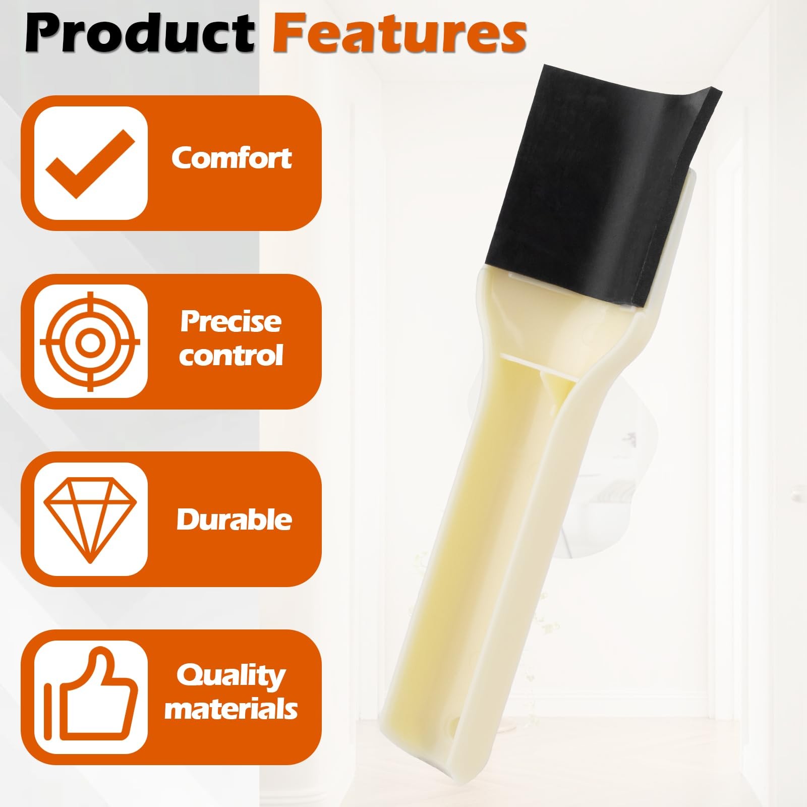 3/4″ Outside Bull Nose Corner Trowel,Radius Bullnose Tool, for Beige