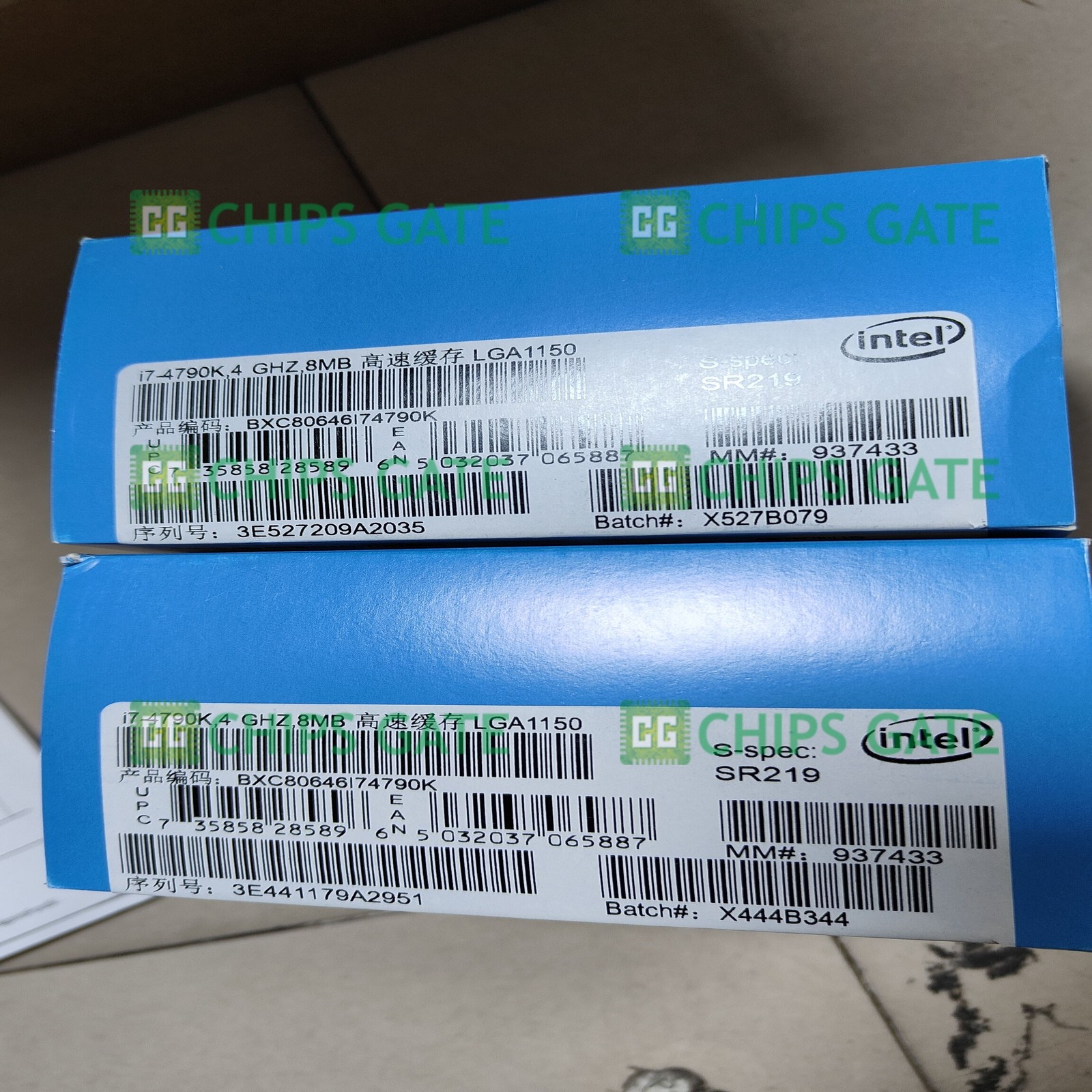New Intel Core i7-4790K 4.00 GHz Quad-Core LGA1150 SR219 CPU Processor in box