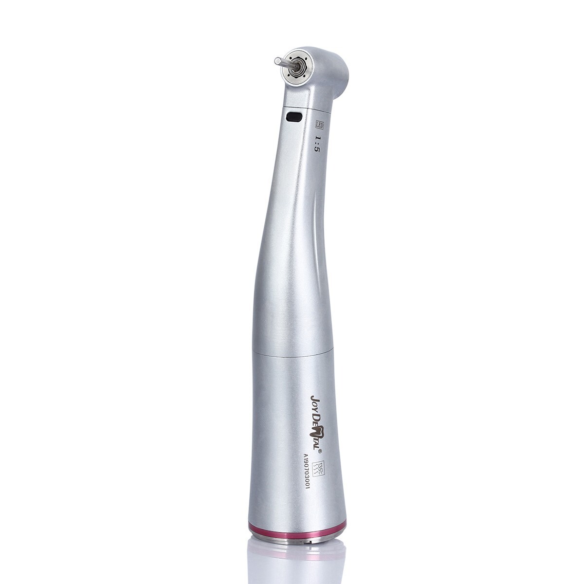 Dental 1:5 Increasing Contra Angle Fiber Optic Handpiece w/E-type Electric Motor