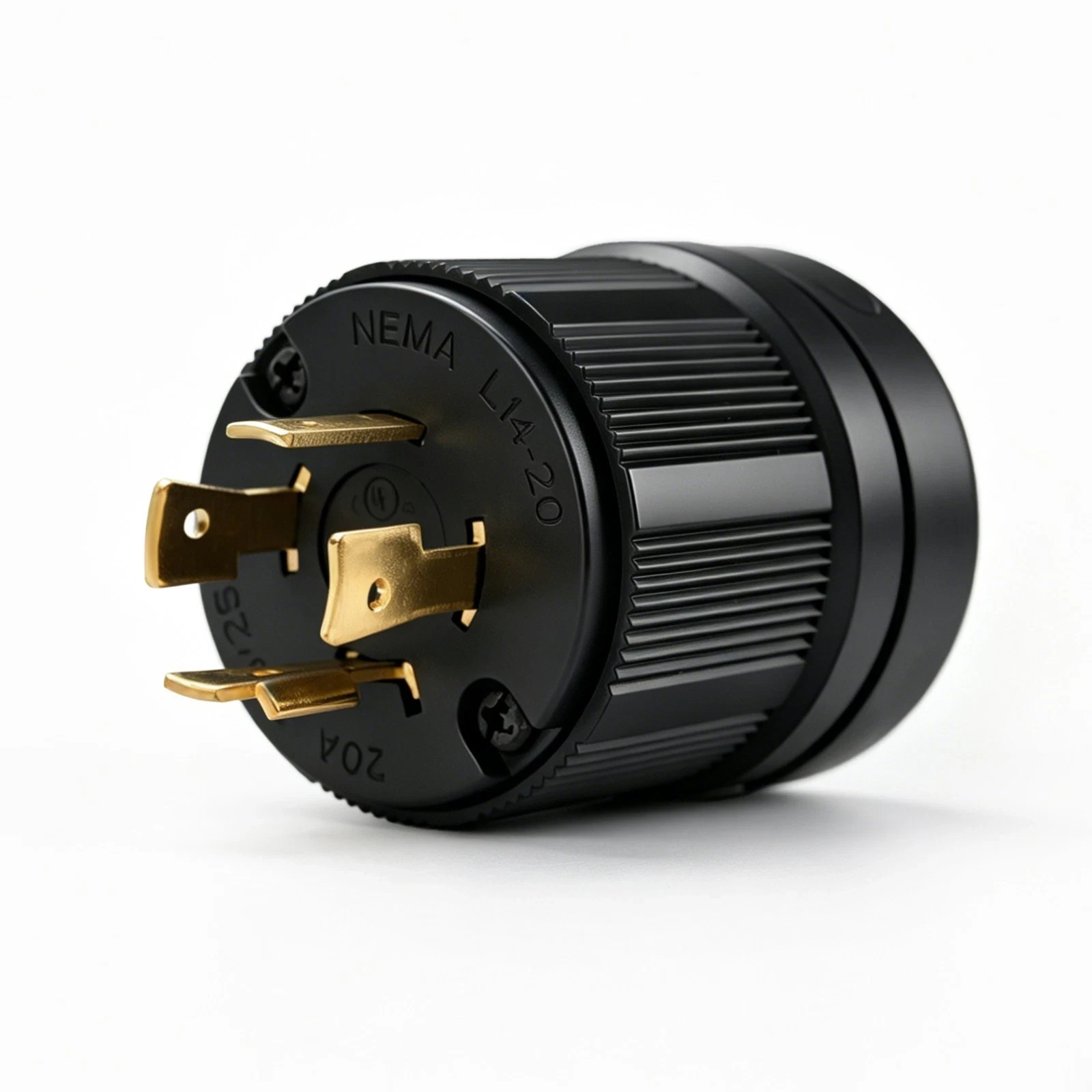 NEMA L14-20P Locking Plug – 20 Amp 125/250V Twist Lock Male Generator Connector