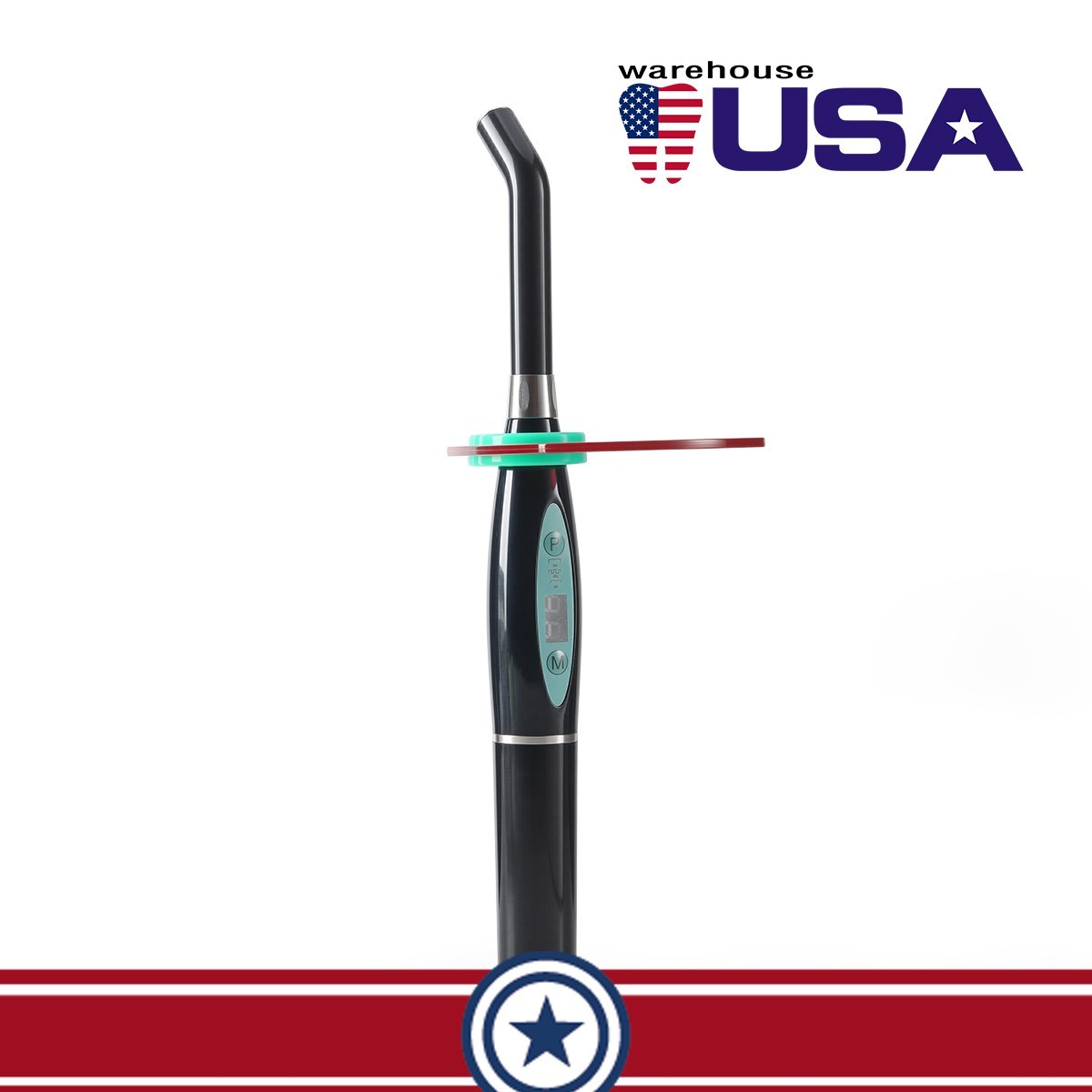 Dental Wireless LED Curing Light Lamp 1 Second Curing Plus105 2500mw/cm² AZDENT