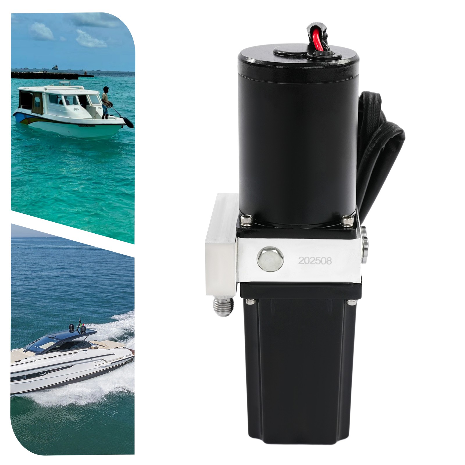 Motor Reservoir Pump, Hydraulic Power Unit, 12V Hydraulic Pump,2800 RPM Speed