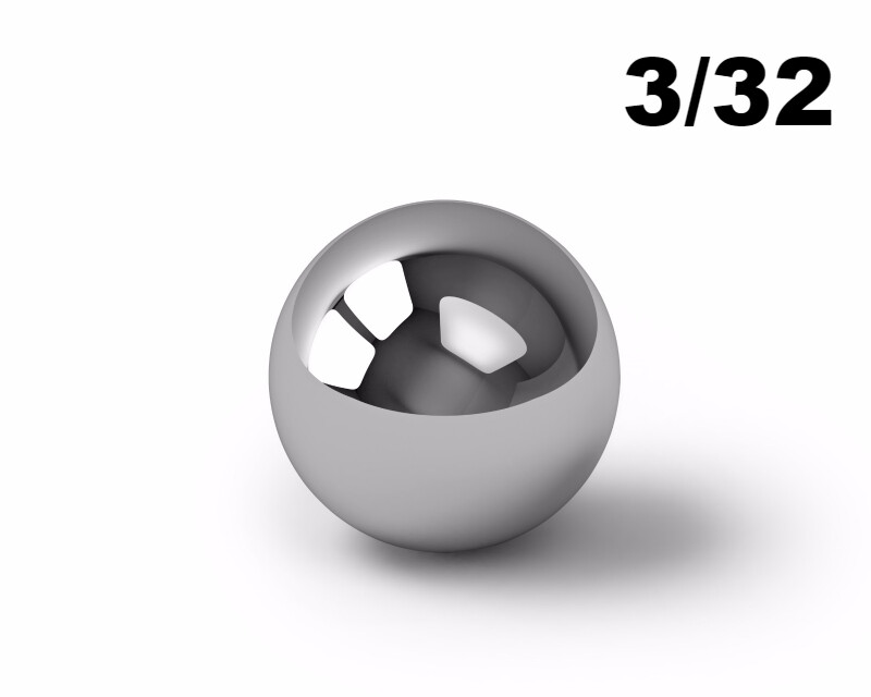 500 3/32″ Inch G5 Precision 440 Stainless Steel Bearing Balls