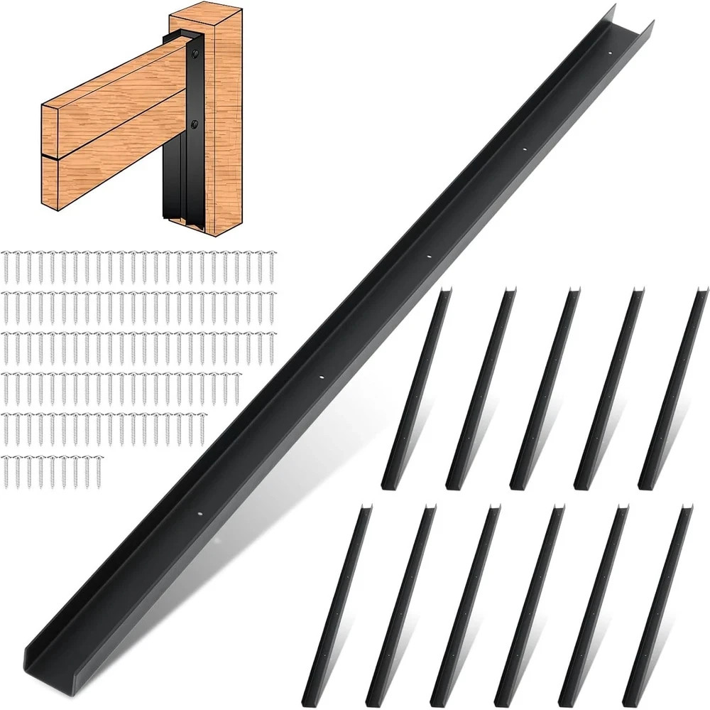 12 Pack 42 Inch Horse Stall Wall Channels Galvanized Steel Easy Installation