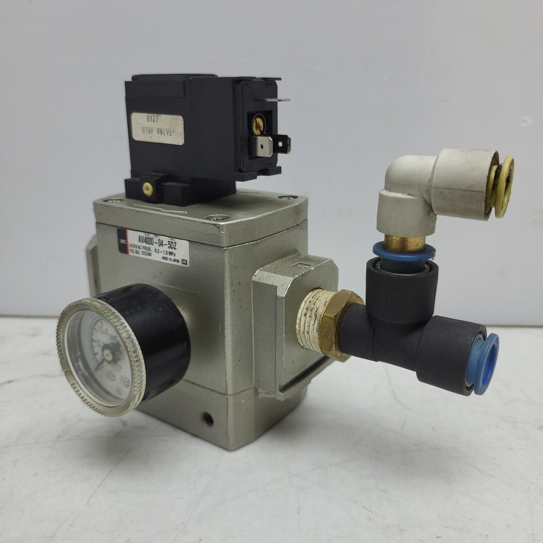 SMC AV4000-N04-5DZ Soft Start Solenoid Valve 0.2~1.0 MPa 24 Vdc
