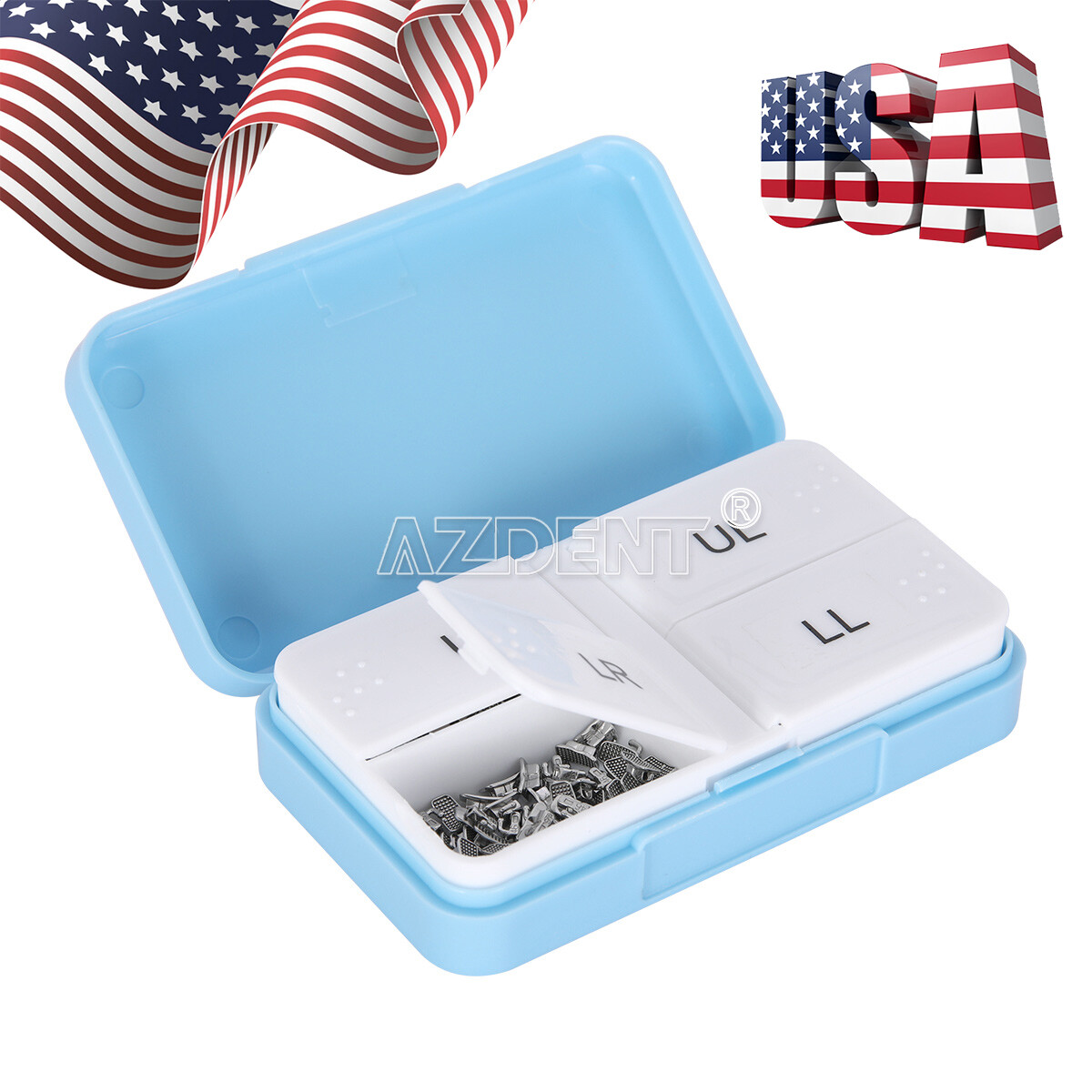 Dental Orthodontic Buccal Tubes 1st Molar Roth.022 Bondable Non-Conv Monoblock