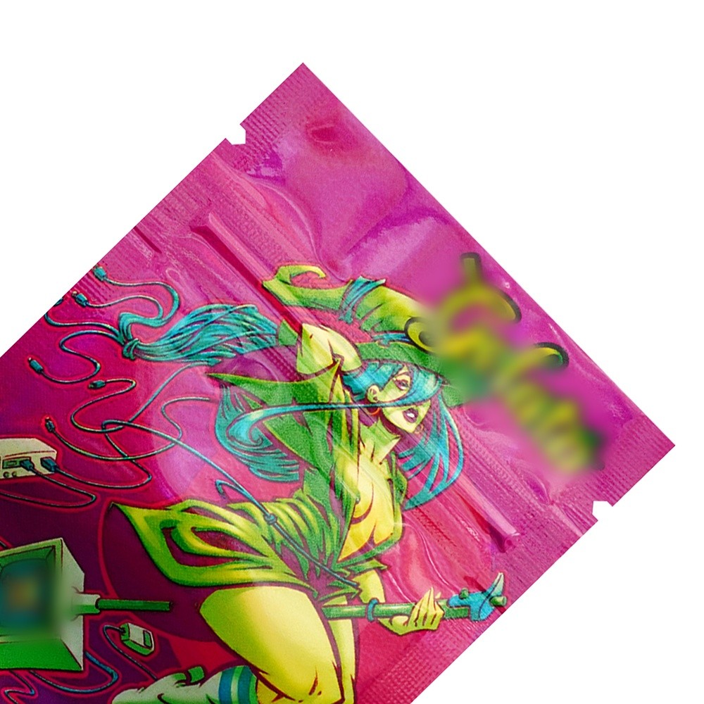 20 Styles Assorted Mix 100 PCS 1G Mylar Bags Holographic Resealable Foil Pouches