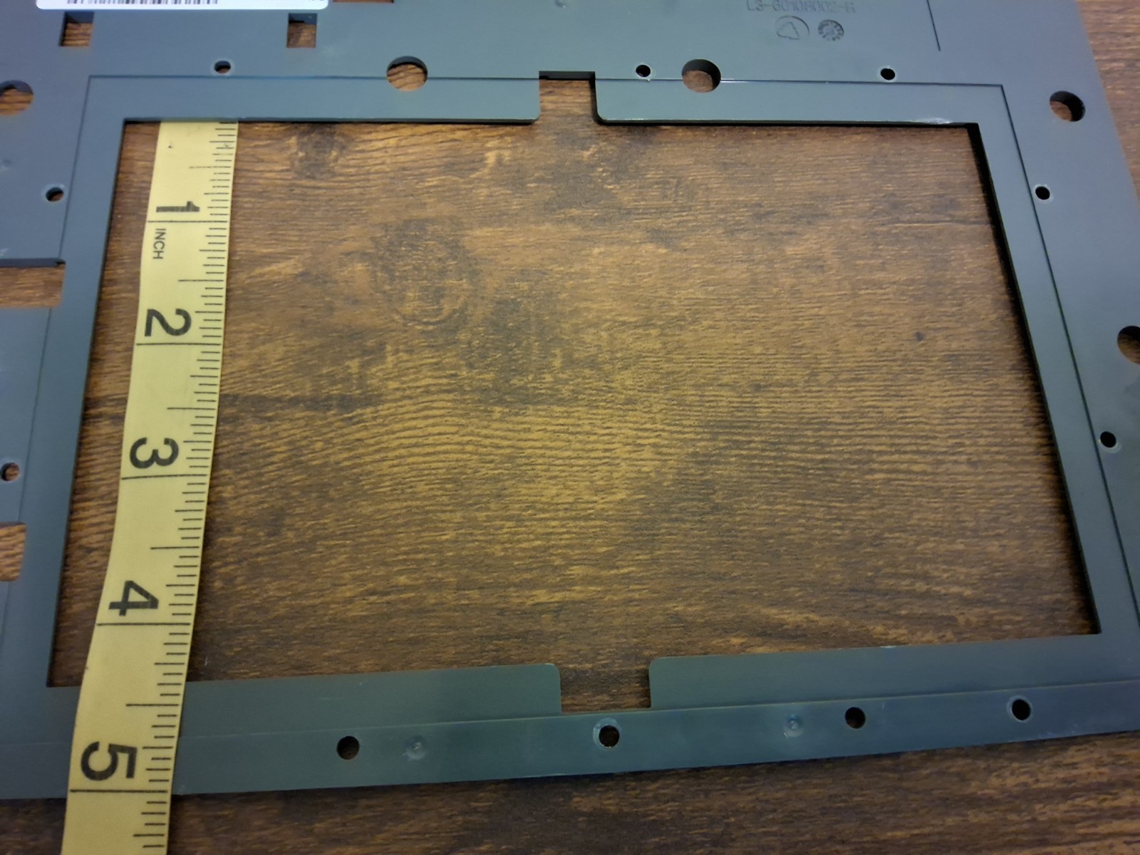 Honeywell Thor VM1 163155-0001 REV: C Panel Front Gray Plastic Made In Malaysia