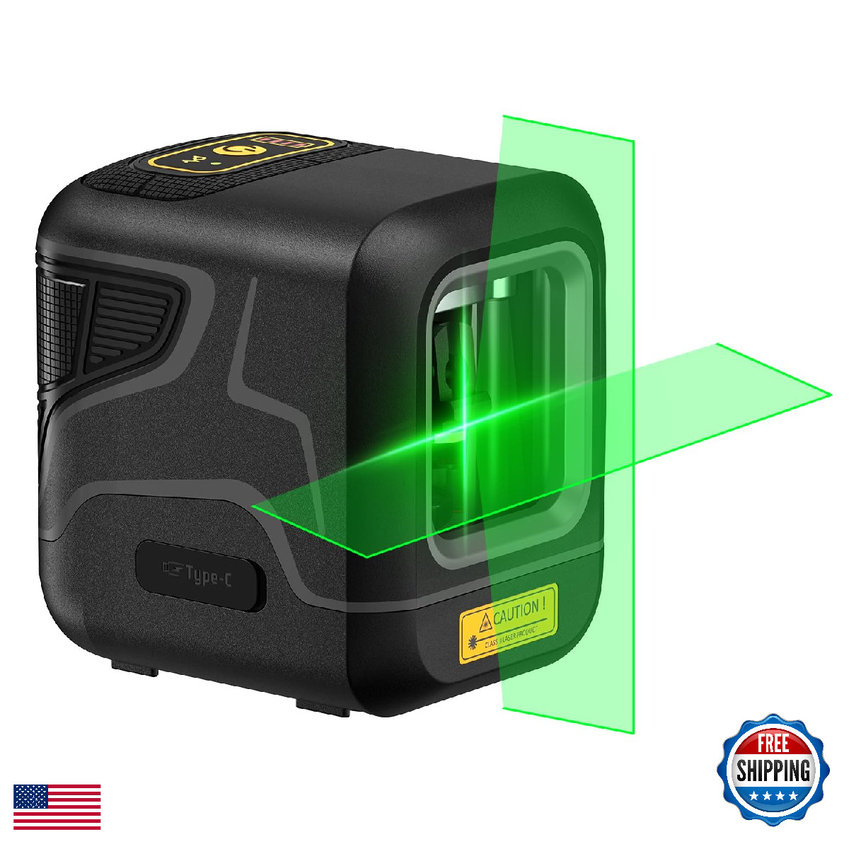 Fanttik D2 Pocket Green Laser Level 100 Ft Self-Leveling Cross Line Laser