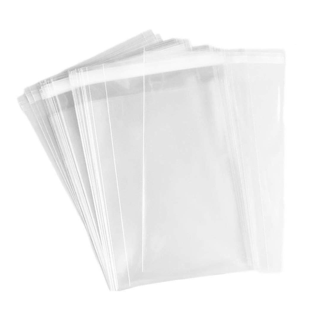 CuteBox 1.4Mil 100pcs 7.25″ x 10.25″ Clear Flat Re-Sealable Food Grade Cellop…