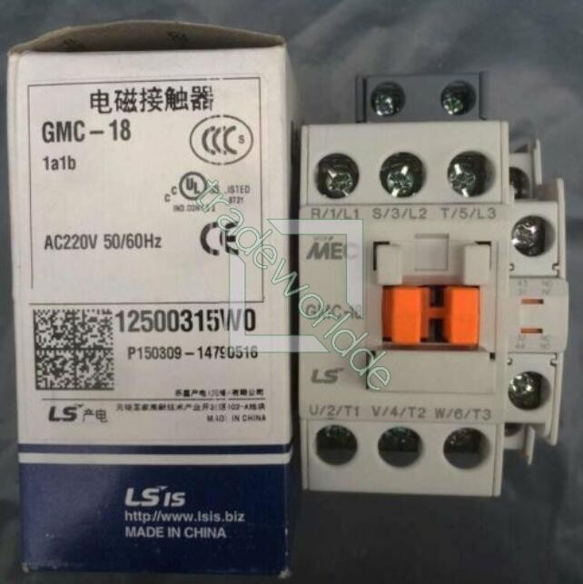 New 1PC LS (LG) Contactor GMC-18 AC220V 50-60HZ