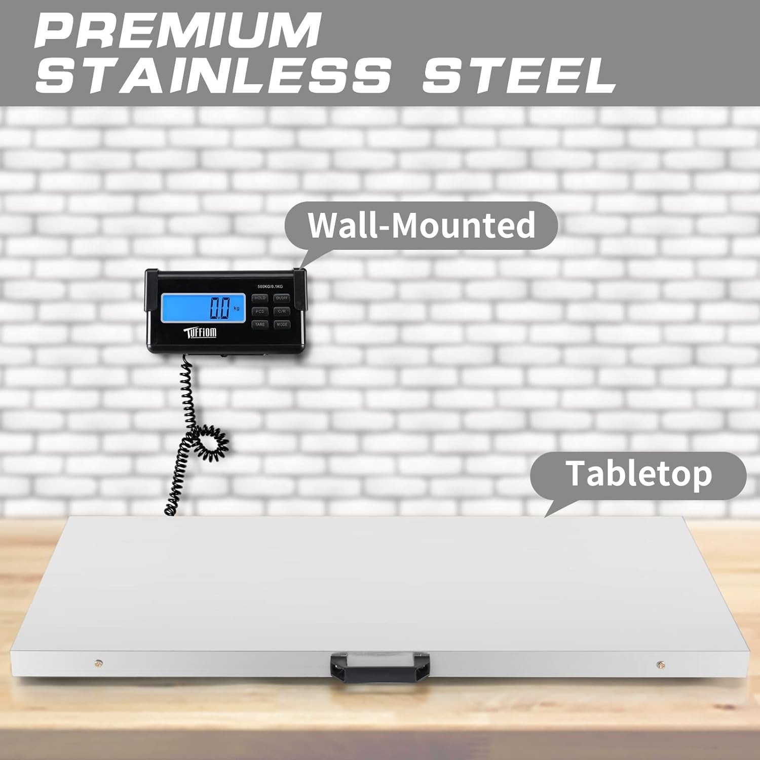 1100 lbs Large Digital Electronic Scale Veterinary Pet Animal Weight for Dog Cat