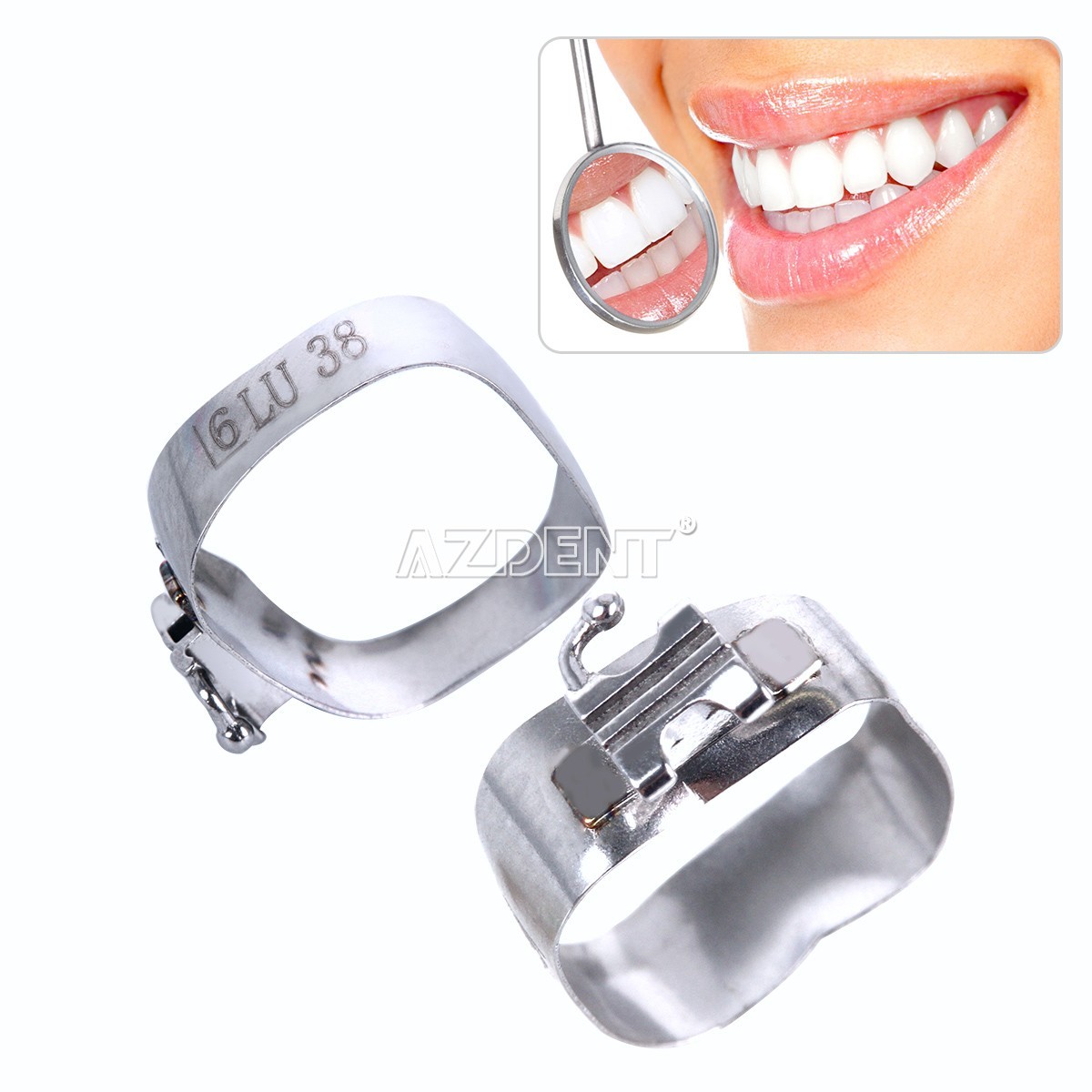 Dental M Series Bands Buccal Tube Prewelded 1st Molar Roth 0.022 36#-40+# U/L