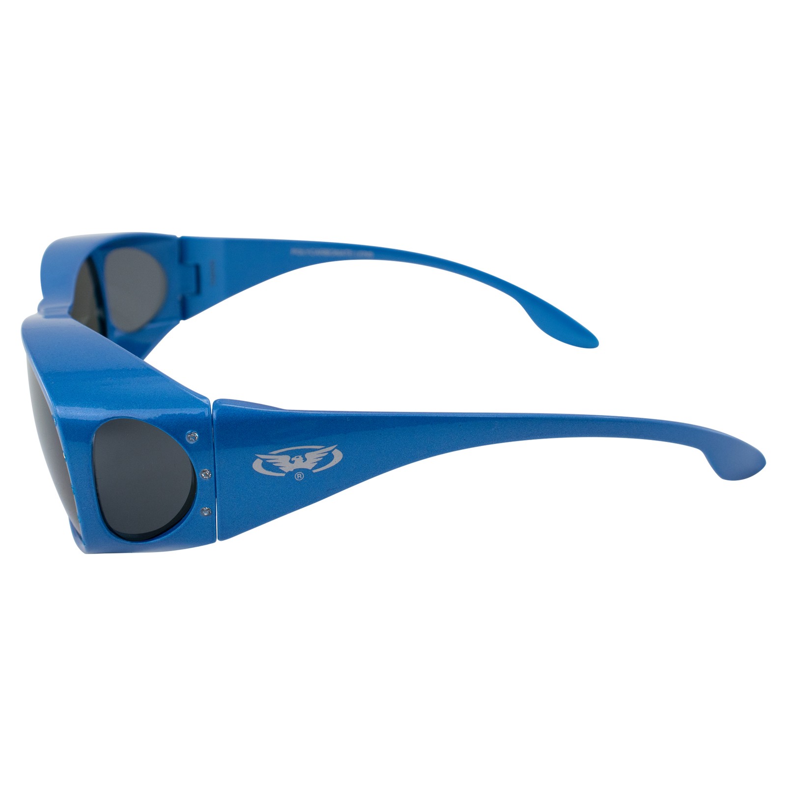 GLOBAL VISION FANFARE FIT OVER SAFETY GLASSES SIDE SHIELD SHATTERPROOF UV400