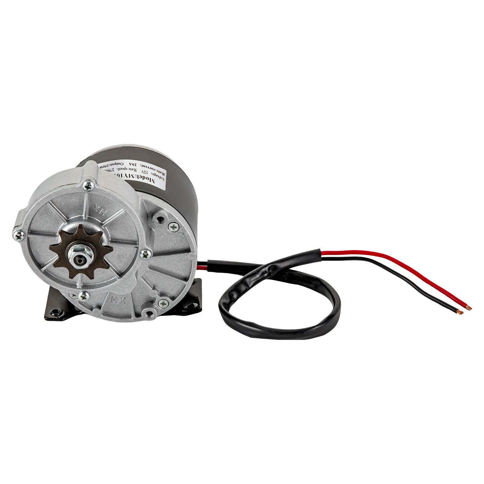 High Power 12V 250W Gear Reduction DC Motor For E-Bike Scooter ATV