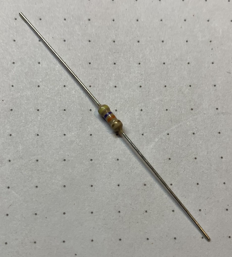 47 K Ohm, 250 mW, 1%, Metal Film Resistor, Koa Brand, 10 Each
