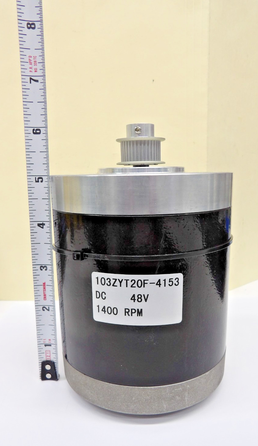 Brushless DC Motor 103ZYT20F-4153 48V 1400 RPM