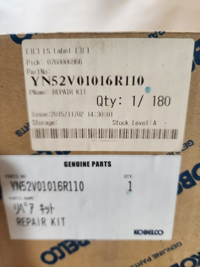 KOBELCO YN52V01016R110 Repair Kit Genuine Parts