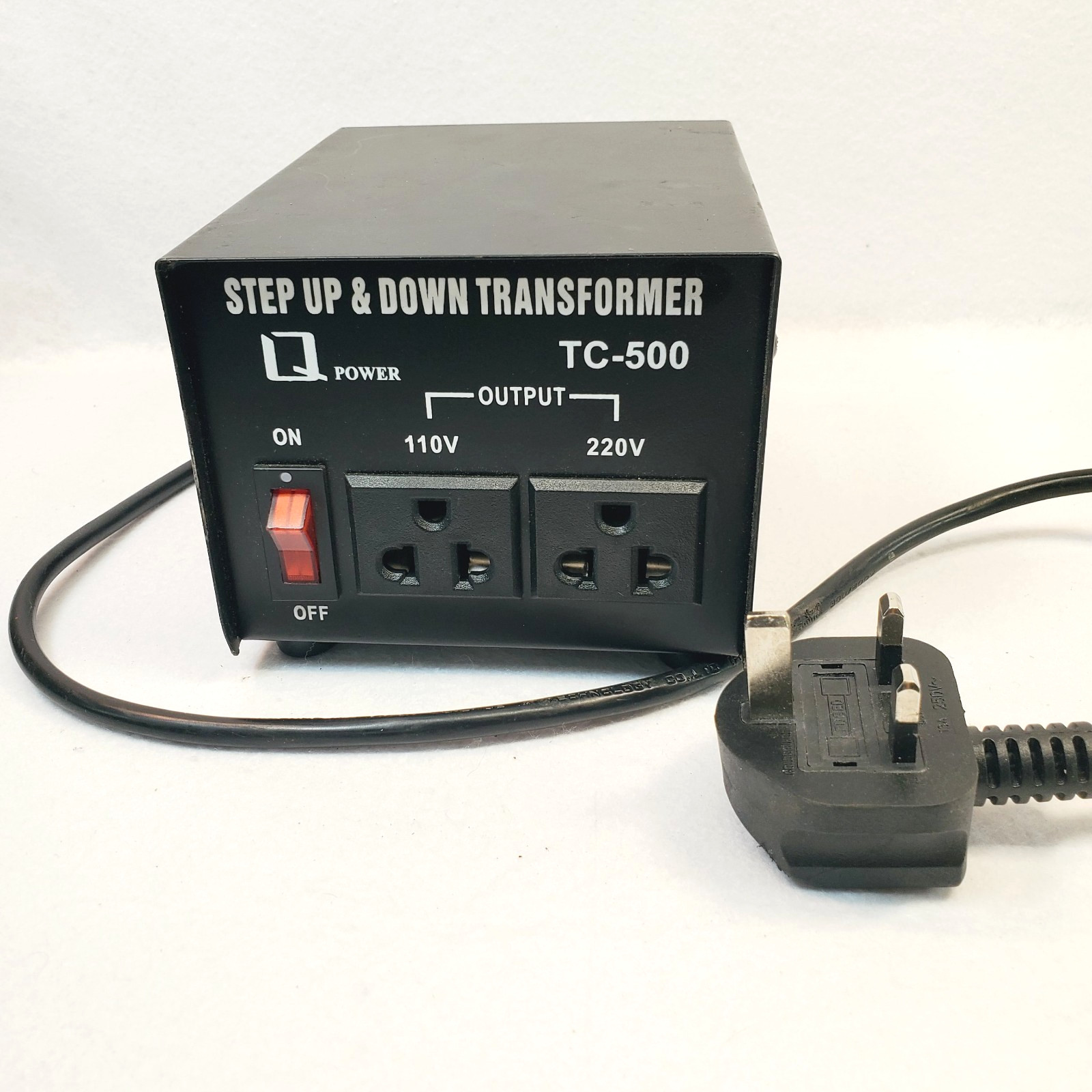 Q Power TC-500 Step Up & Down Transformer 110V-240V – 500W