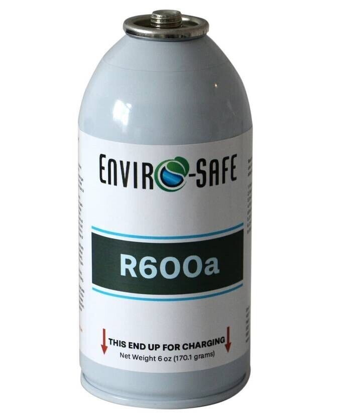 R600a “HC” New Modern Organic Coolant, Enviro-Safe R600a (1) 6 oz. Can