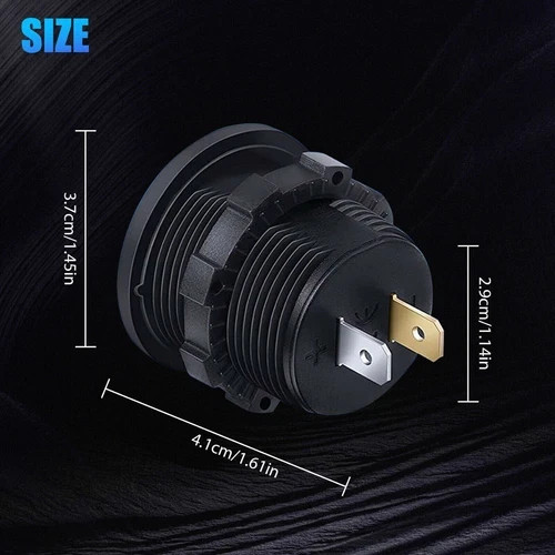 Waterproof CAR Battery Meter DC 12V Voltmeter LED Digital Display Voltage Gauge