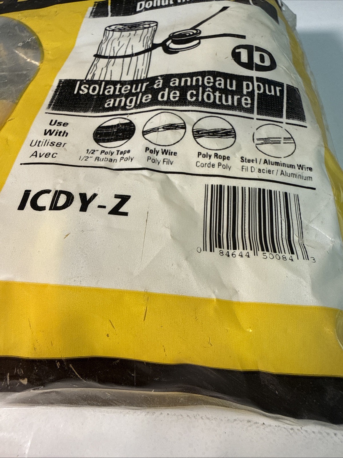 Zareba ICDY-Z (10 Pcs Per Bag) Corner Post ELECTRIC FENCE INSULATORS-SHIPSN24HRS