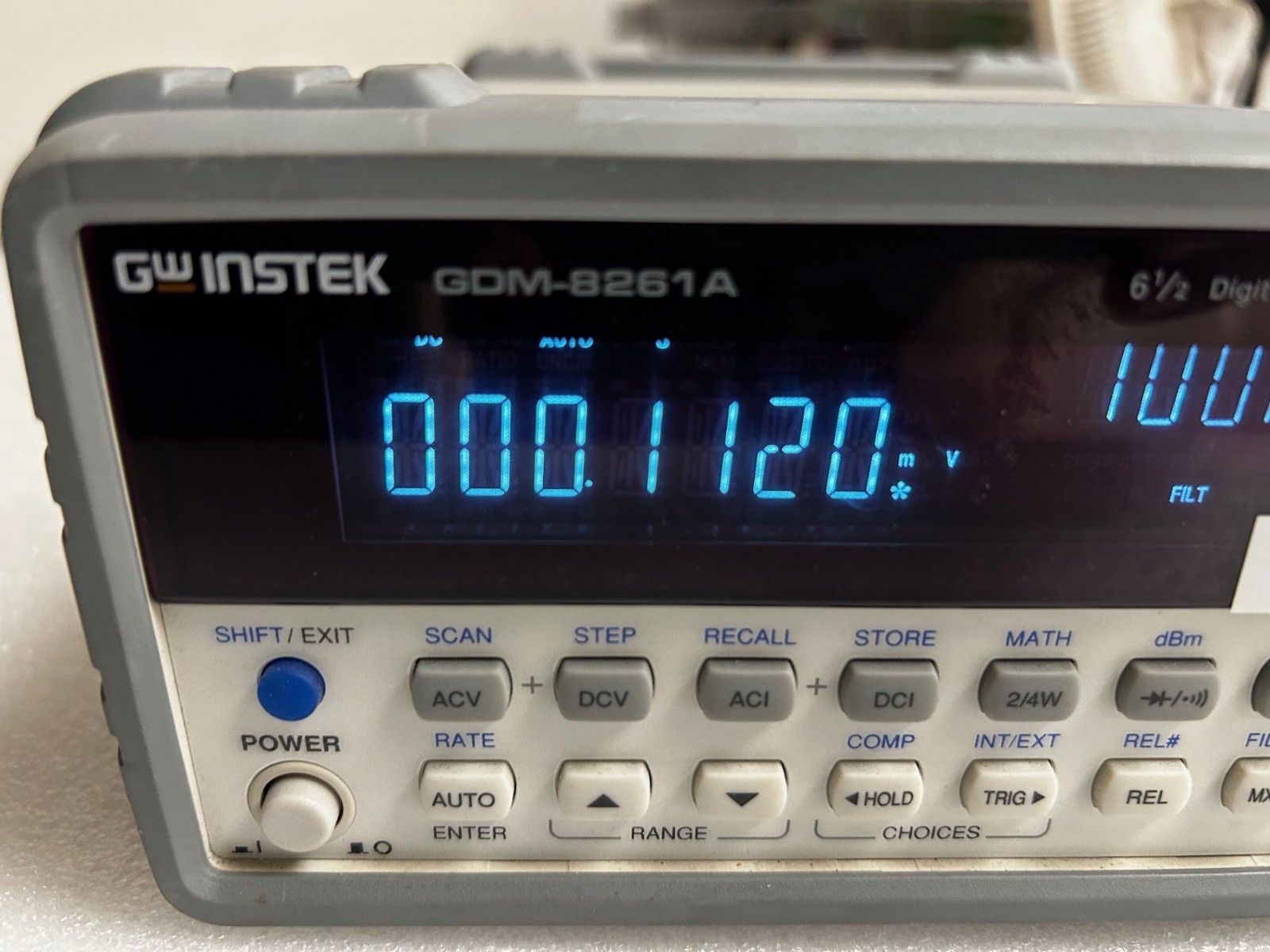 GW Instek TEXIO GDM-8261A 6.5 Digit Dual Display Bench Multimeter