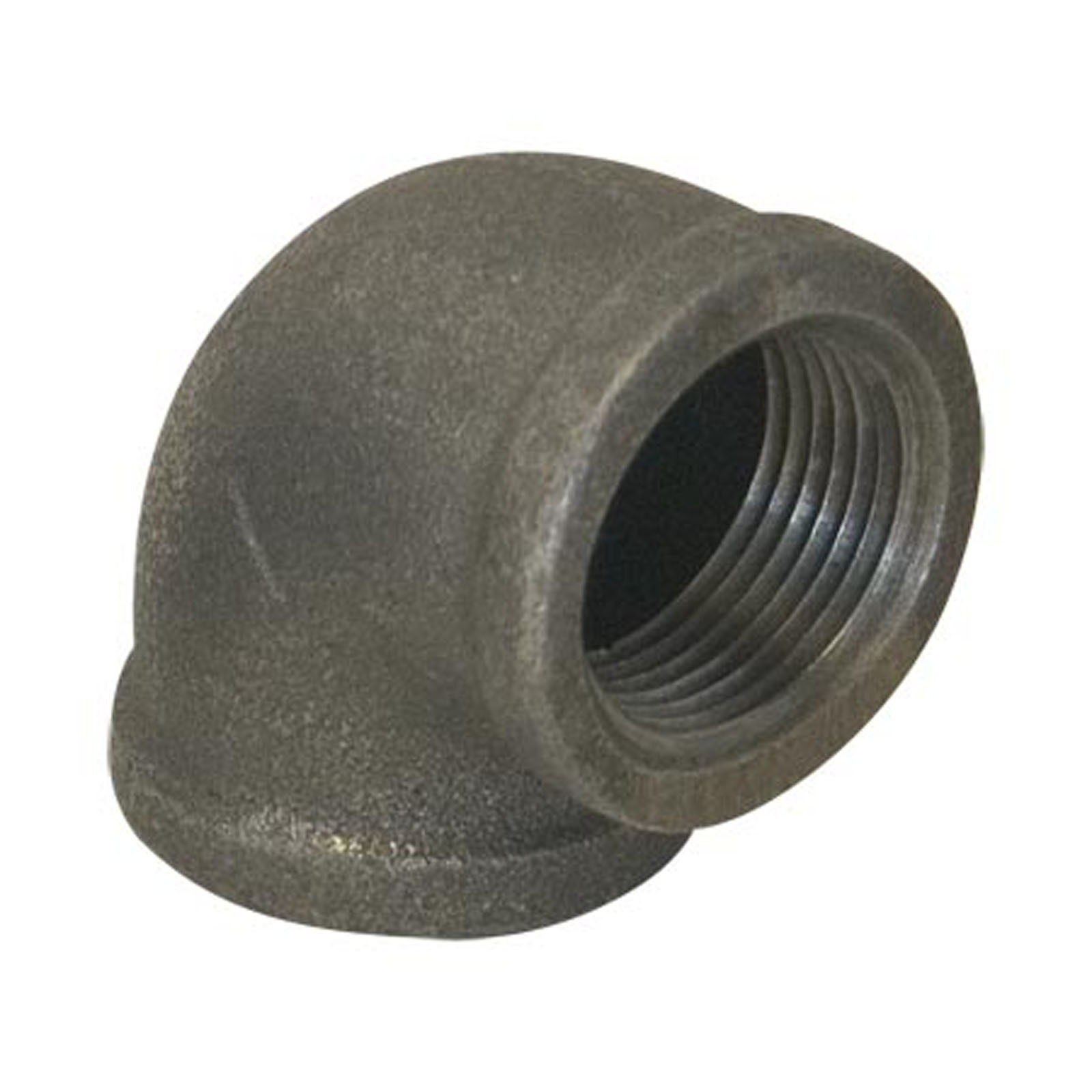 1″ BLACK MALLEABLE IRON 90 ELBOW DEG 90° ELBOW fitting pipe npt – LOT OF 10