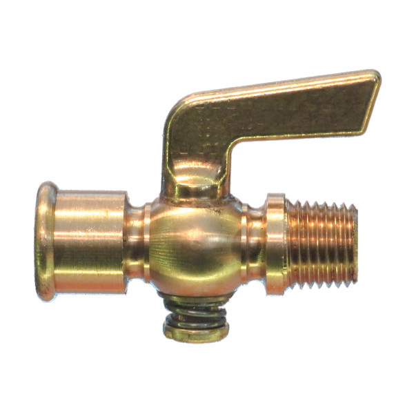 Brass Drain Pet Cock Valve Hit Miss Gas Oil Fuel Engines Motor 3/8 inch NPT AC48