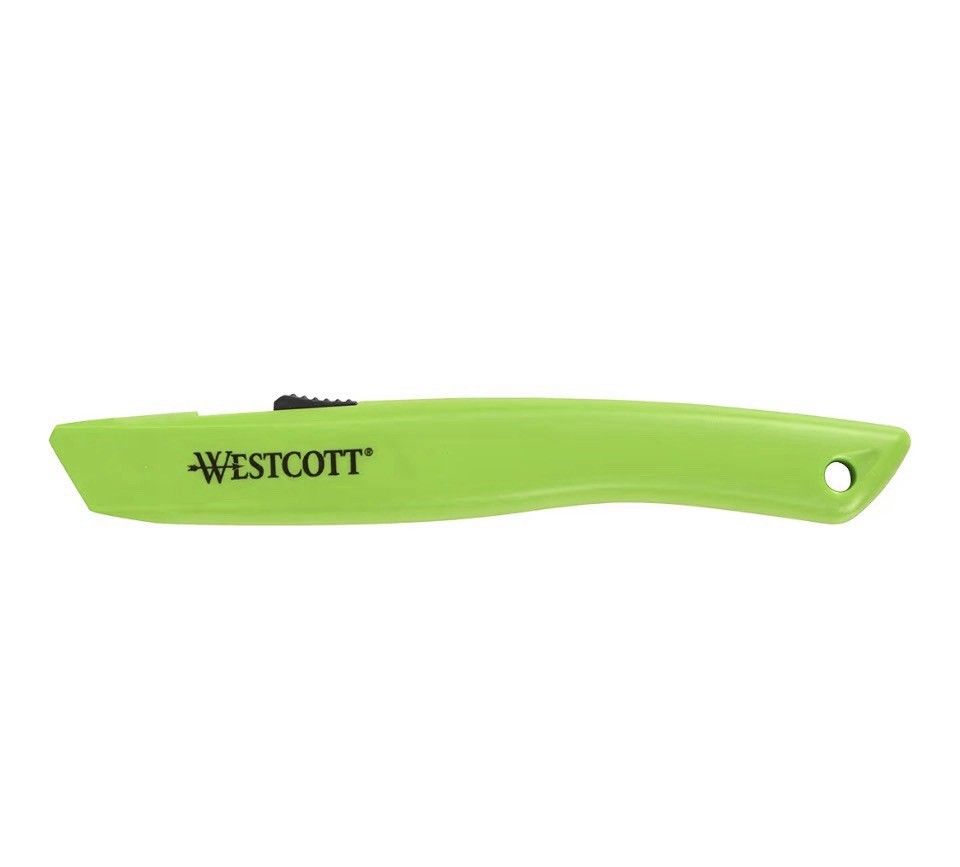 LOT OF 5 WESTCOTT ‎17519 GREEN SAFETY KNIFE BOX CUTTER CERAMIC BLADE *FAST SHIP*