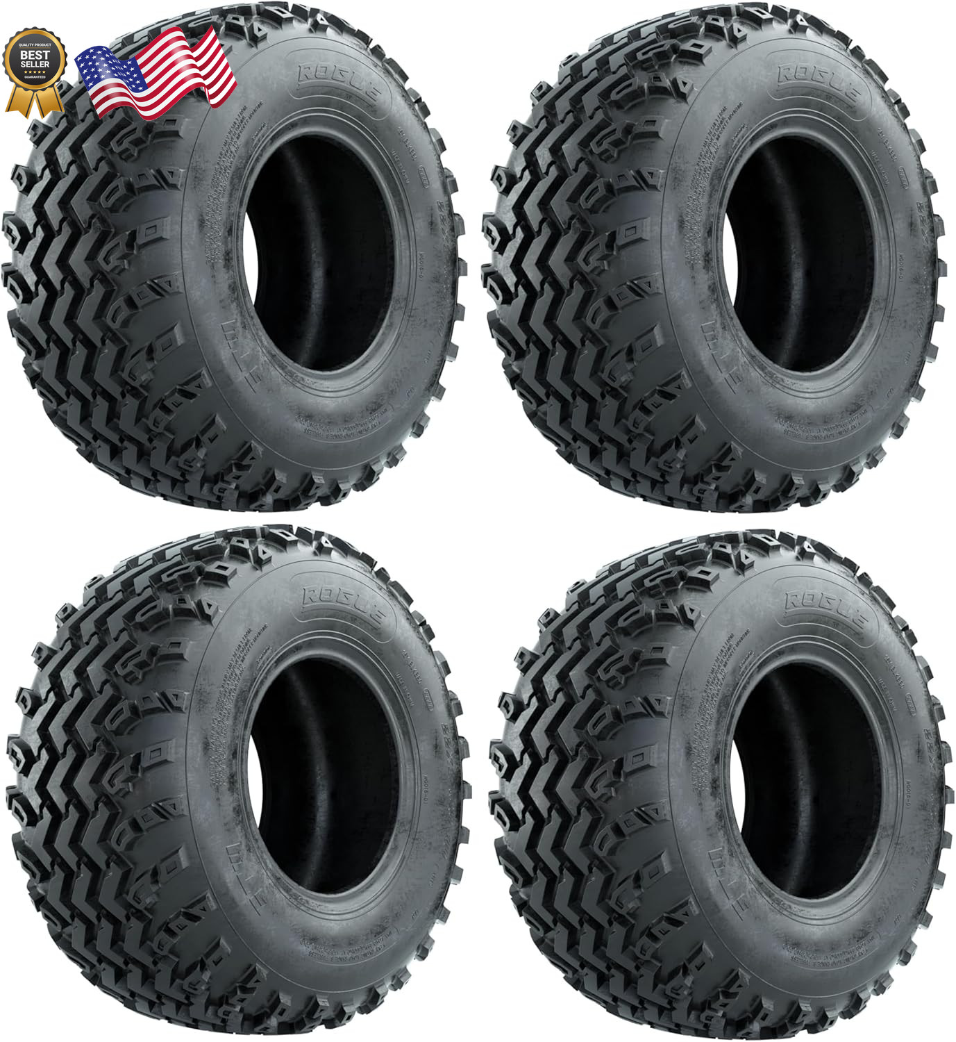 GTW Rogue 22 inch All Terrain Golf Cart Tire | 22×11-10 A/T Tire Directional