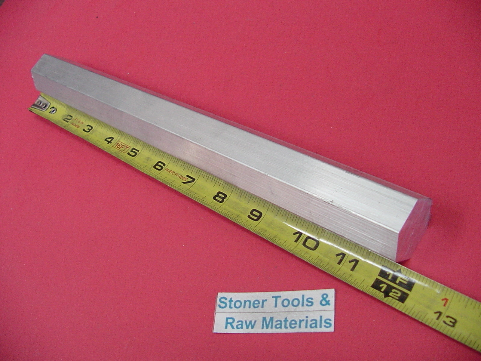 HEX 1″ ALUMINUM 6061 HEX BAR 12″ long T6511 SOLID Extruded LATHE STOCK Cut New