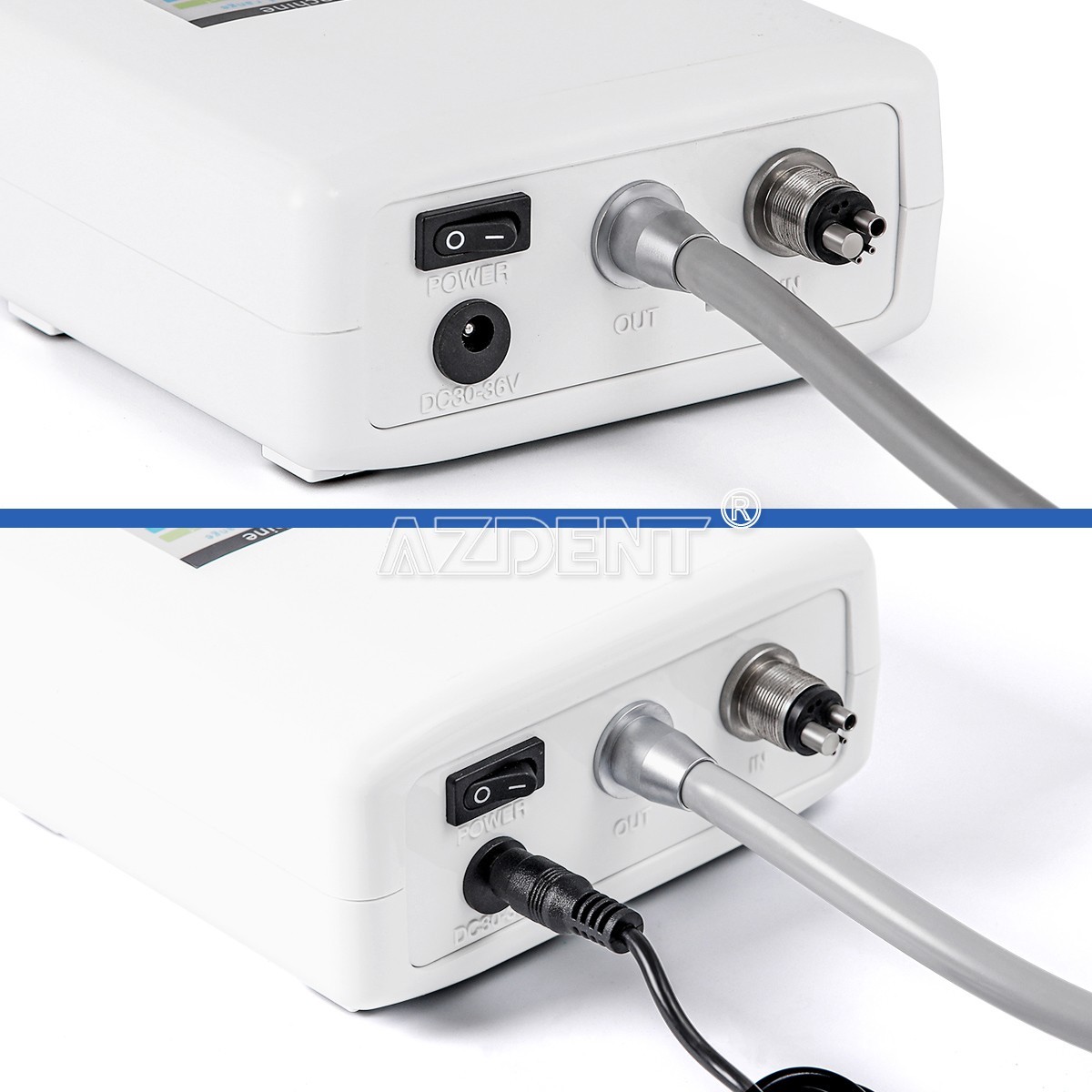 AZDENT Dental Electric LED Brushless Micro Motor Fit For E-type Handpieces