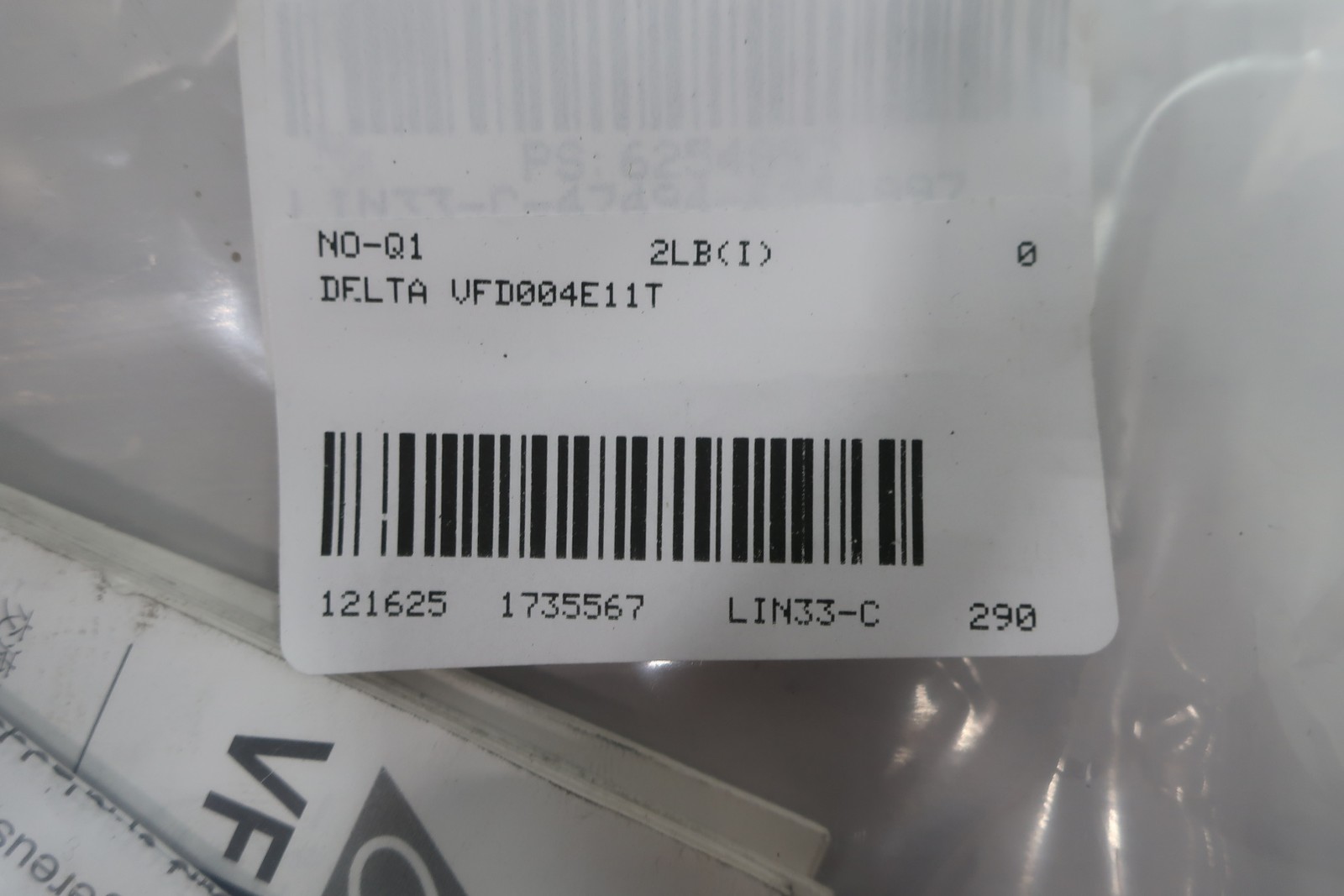 Delta VFD004E11T Vfd Drive 240v-ac 0.5hp 100-120v-ac