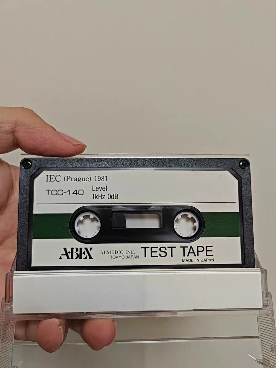 1PCS Genuine for ABEX TCC-140 TEST TAPE NEW 1kHz 0dB