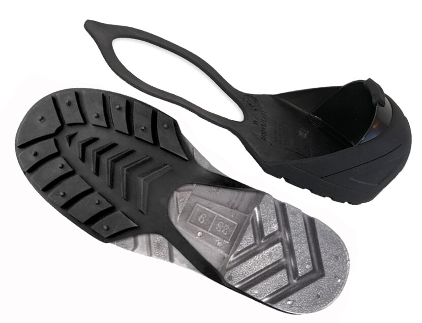 Oshatoes All Black Steel Toe Cap Safety Overshoe OSHA Compliant, Small