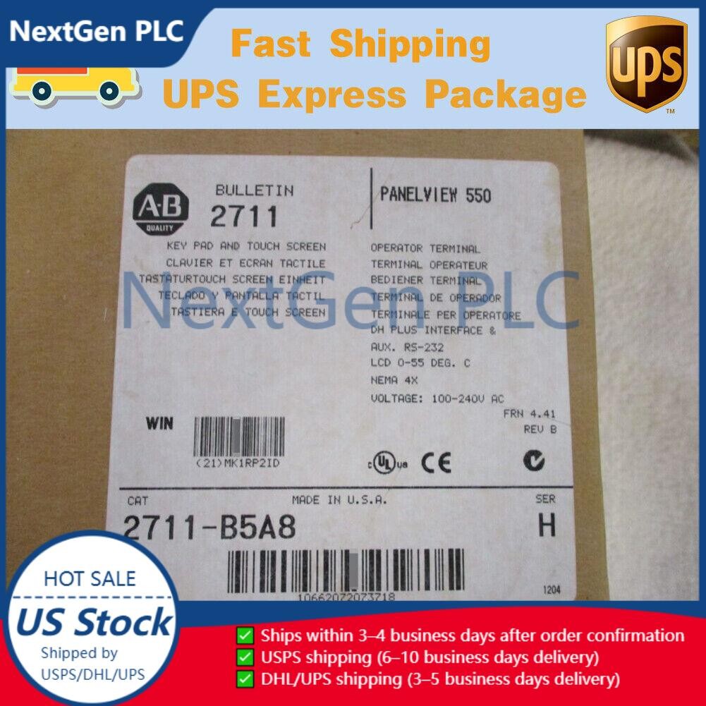 2711-B5A8 AB PanelView Standard Terminal Fast Shipping 2711B5A8 New GQ