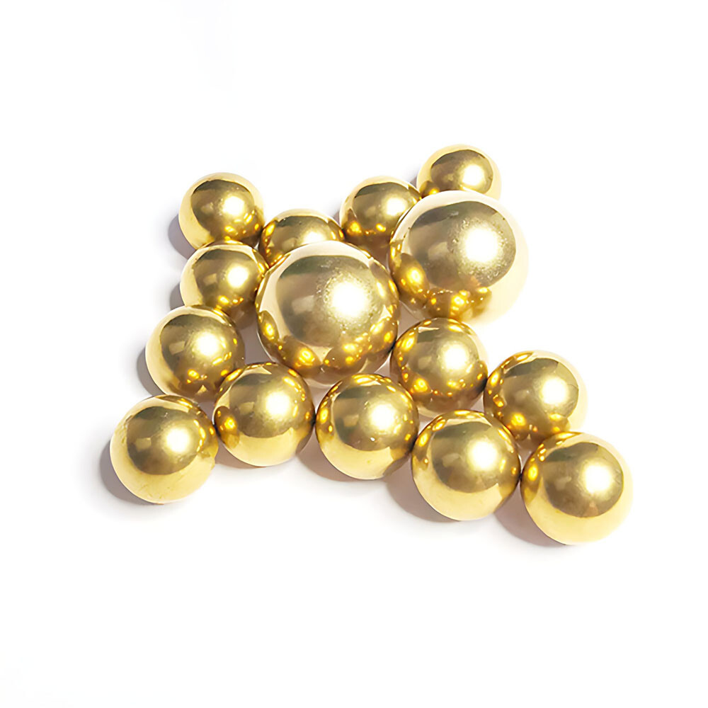 Precision Brass Solid Balls Bearing Balls Dia 0.9mm-45mm Brass Beads Smooth Ball