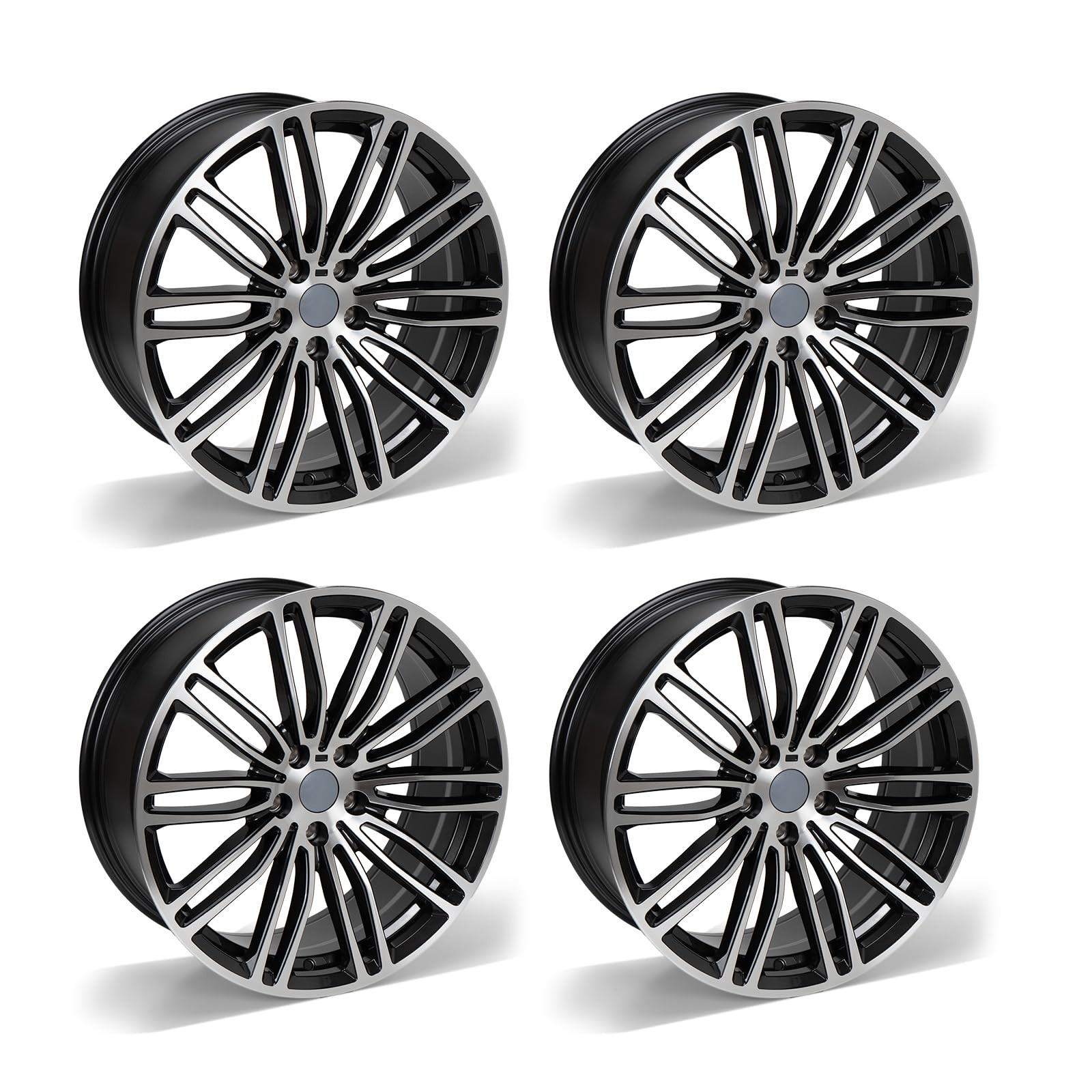19×8 Aluminum Alloy Replacement Rim for BMW 5-Series 530i 2017-2020 4 Pack