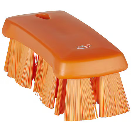 Remco 38917 2 5/8 In W Scrub Brush, Stiff, 6 7/8 In L Handle, 6 7/8 In L Brush,