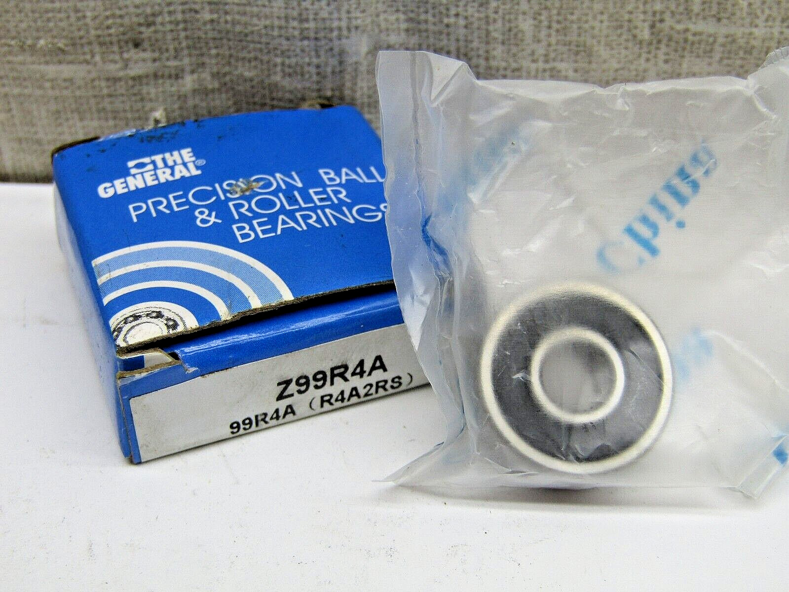 General Bearing 99R4A R4A2RS 1/4″ X 3/4″ X 9/32″ Sealed Bearing
