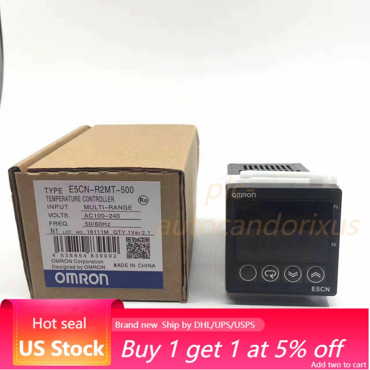 NEW good OMRON Temperature Controller E5CN-R2MT-500 100-240V E5CNR2MT500