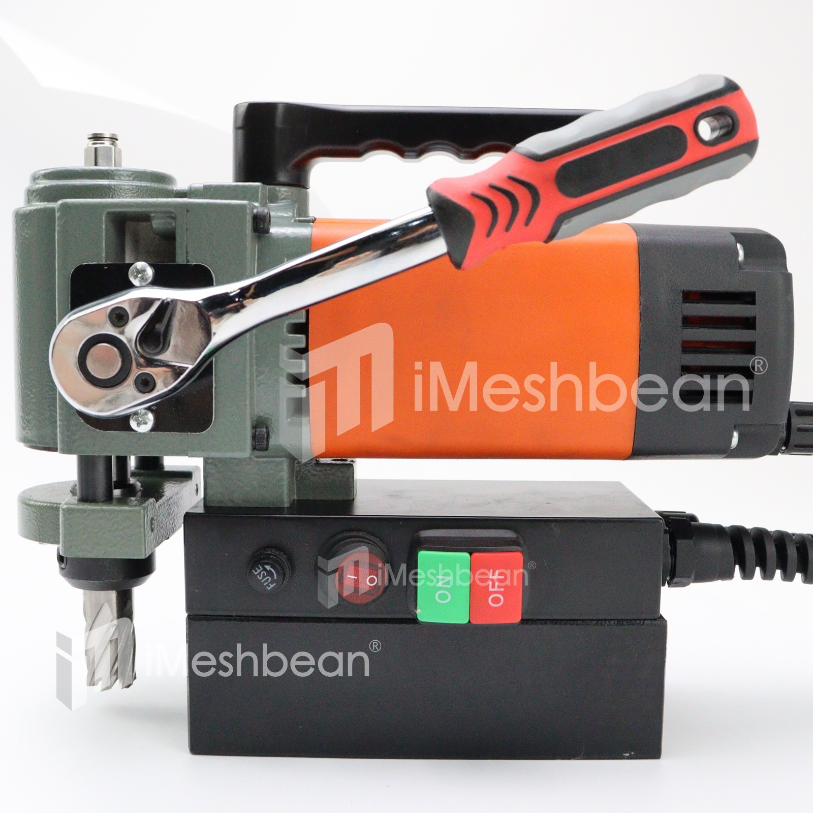 1380W Magnetic Drill Press Low Profile Drilling Machine with 3/4″ Annular Cutter