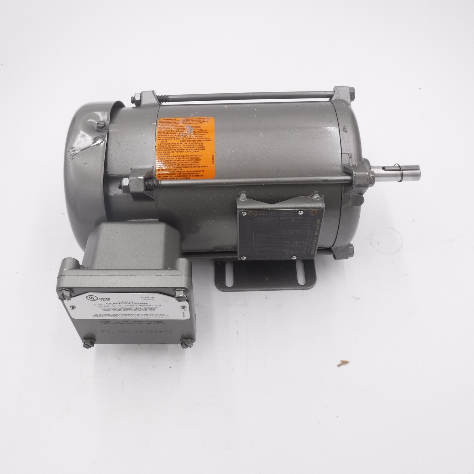 Baldor 1/2HP 3 Phase 1725RPM Explosion Proof Motor M7006A, 34-5323-1543