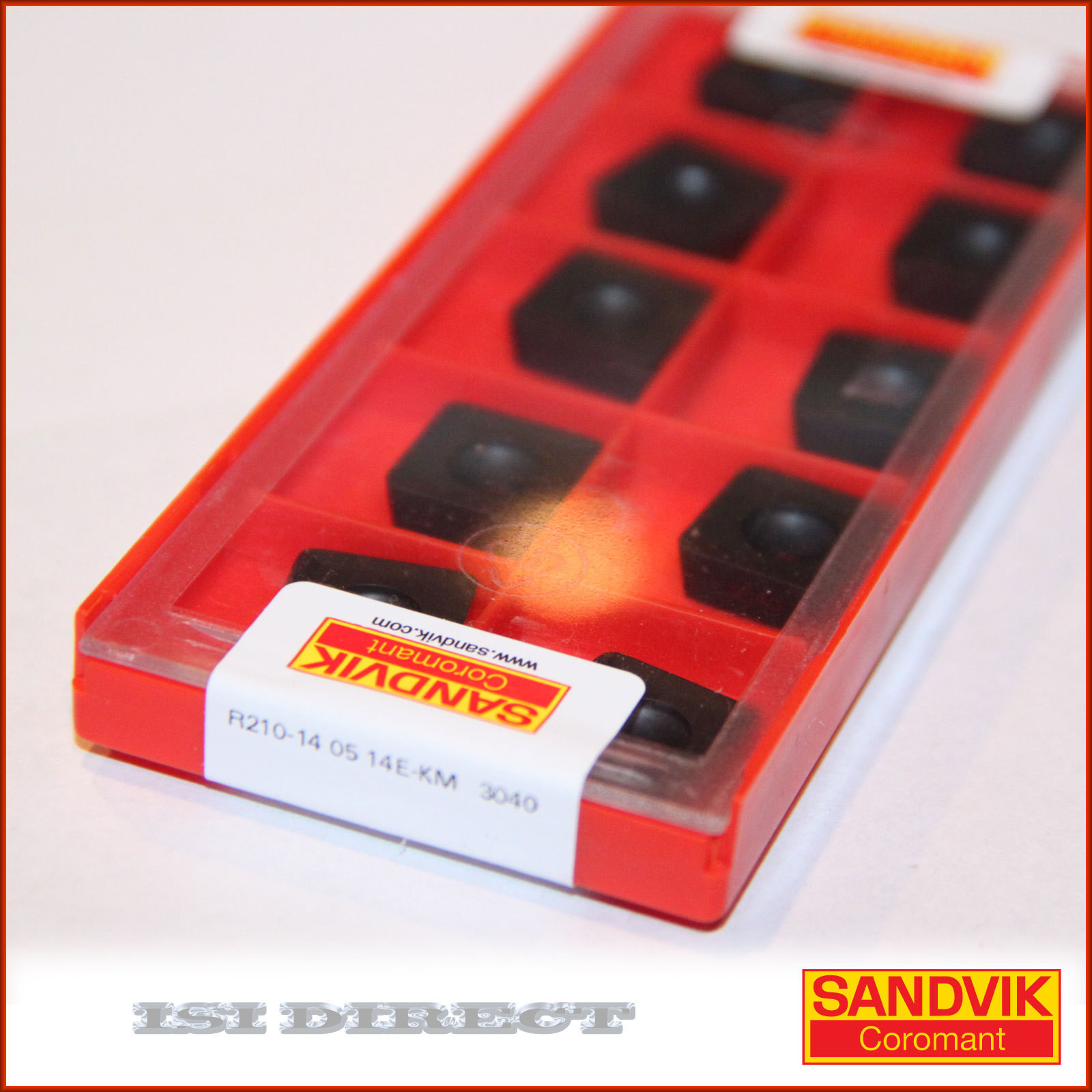 R210 14 05 14E KM 3040 SANDVIK *** 10 INSERTS *** FACTORY PACK ***