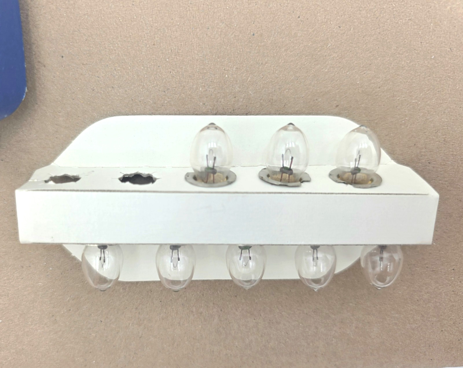 GE PR18 Miniature Lamps 8 Bulbs In Box 7.2V P13.5s Hong Kong NOS VTG