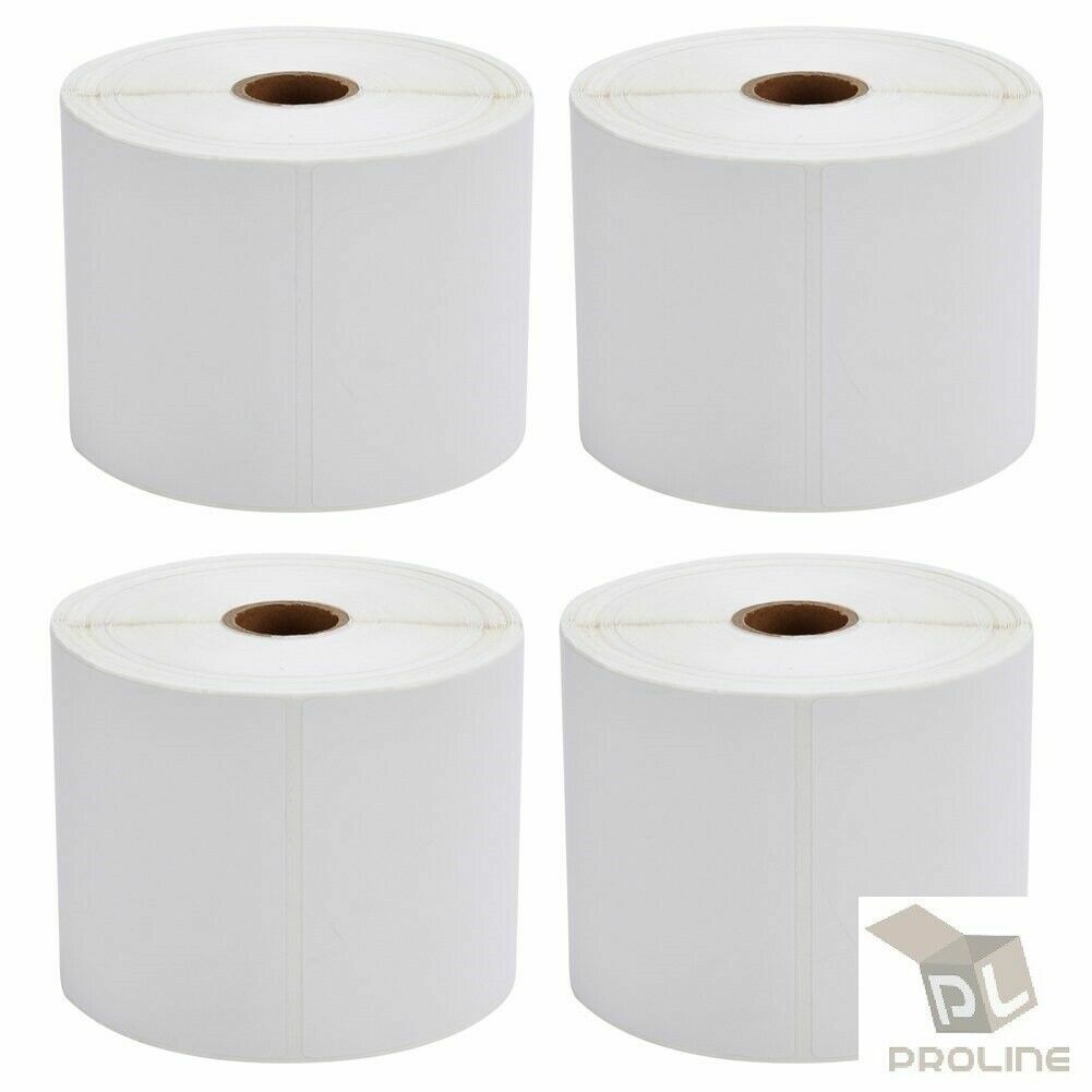 4 Rolls Direct Thermal Shipping Labels 500/roll 4×6 For Zebra ZP450 Eltron 2844