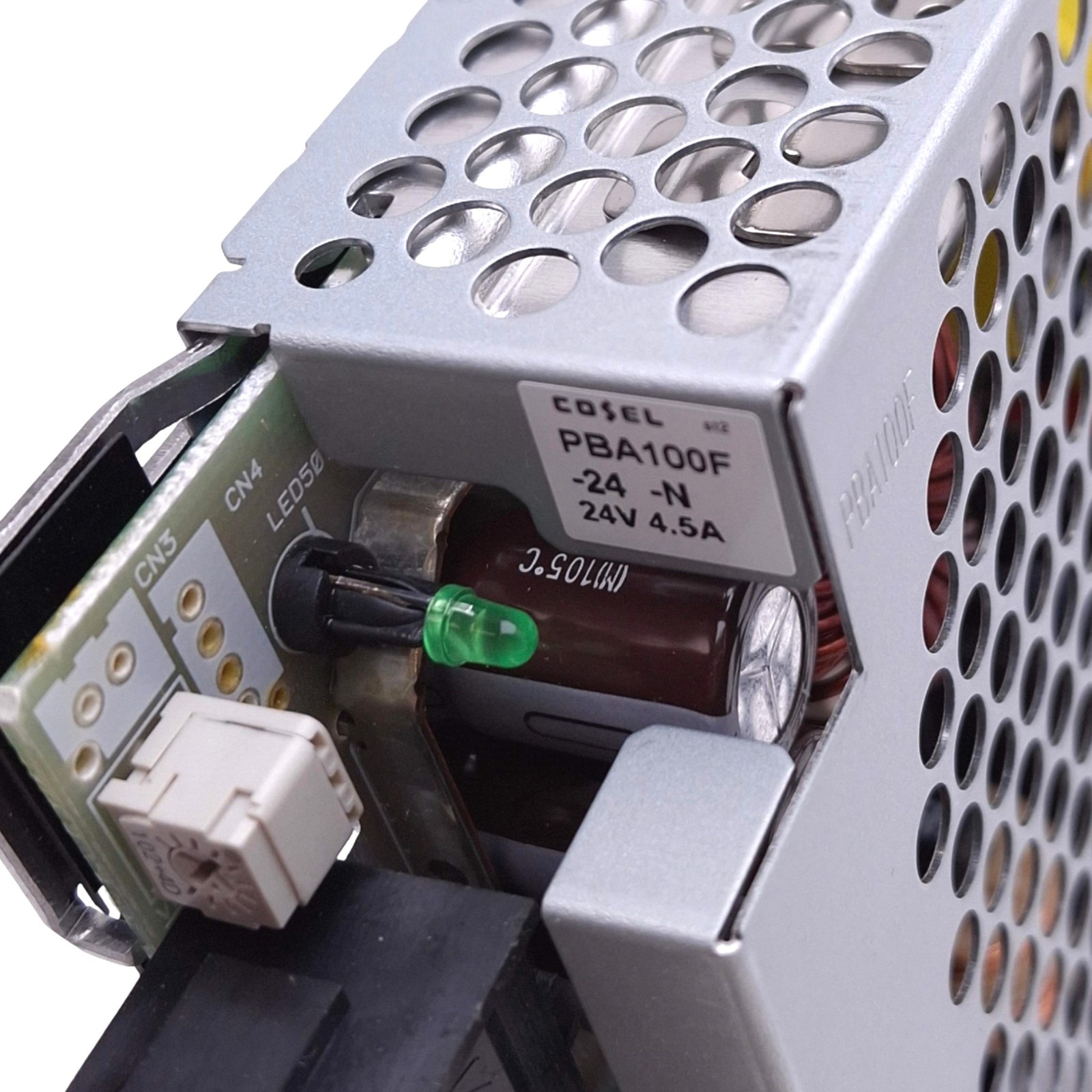 Cosel PBA100F-24 Power Supply, 100-240VAC In, 24VDC 4.5A Out, 100W Max